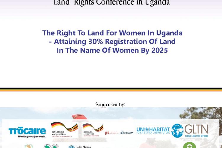 The Report of the 2nd National women’s Land Rights Conference in Uganda